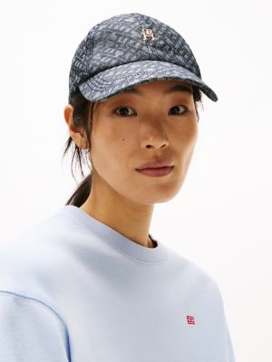 multi th monogram baseball cap for women tommy hilfiger