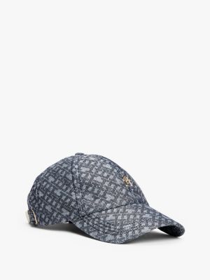 cappello da baseball th monogram multicolore da donne tommy hilfiger