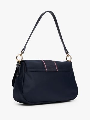 sac bandoulière porté épaule à monogramme th plusieurs couleurs pour femmes tommy hilfiger