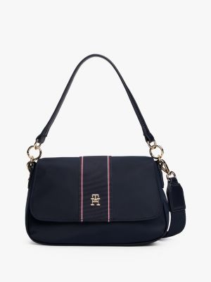 borsa a tracolla con monogramma th multi da donne tommy hilfiger