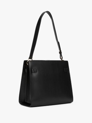 sac porté épaule heritage noir pour femmes tommy hilfiger