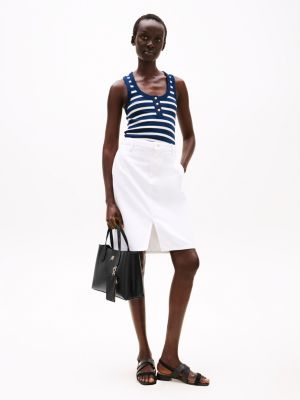 bolso tote con bandolera textil negro de mujeres tommy hilfiger
