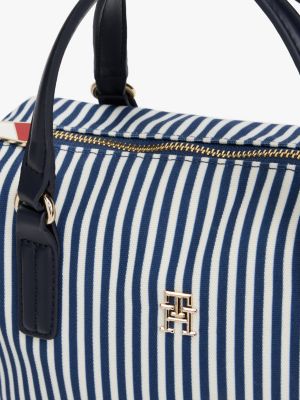 borsa tote in tela multicolore da donne tommy hilfiger