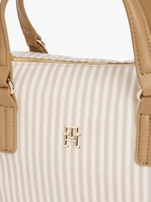 borsa tote in tela multicolore da donne tommy hilfiger