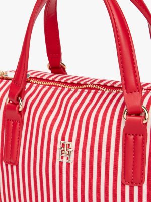 borsa tote in tela multicolore da donne tommy hilfiger