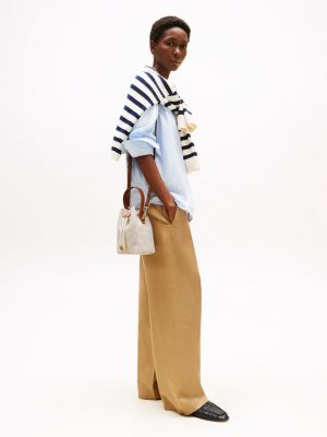 multi crossbody-beuteltasche für damen - tommy hilfiger