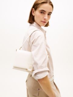 TH Monogram Flap Crossbody Bag — Beige 5