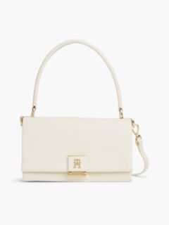 TH Monogram Flap Crossbody Bag — Beige 1