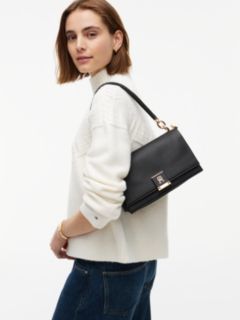 TH Monogram Flap Crossbody Bag — Black 2
