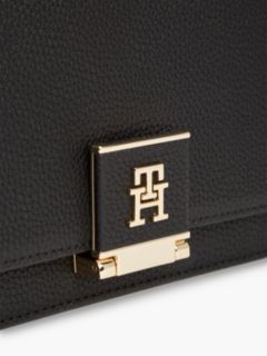 TH Monogram Flap Crossbody Bag — Black 7
