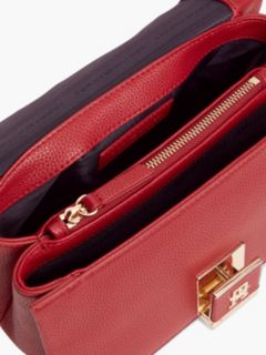 TH Monogram Flap Crossbody Bag — Red 5