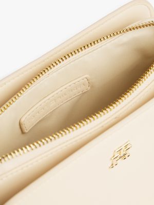 beige hilfiger monotype kameratasche für damen - tommy hilfiger