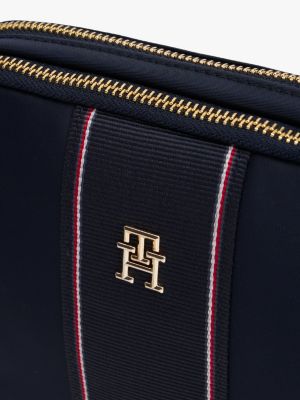 multi th monogram crossbody-kameratasche für damen - tommy hilfiger