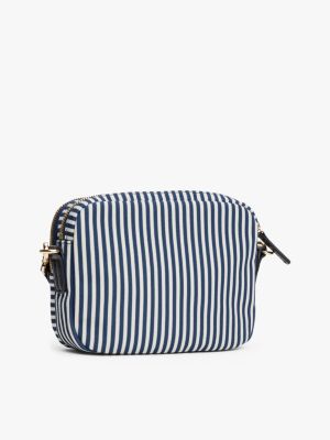 multi stripe crossbody camera bag for women tommy hilfiger