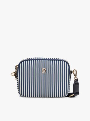 multi stripe crossbody camera bag for women tommy hilfiger