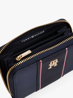 portefeuille corporate zippé plusieurs couleurs pour femmes tommy hilfiger