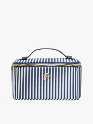 multi stripe vanity case for women tommy hilfiger