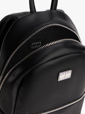 schwarz dome rucksack für damen - tommy jeans