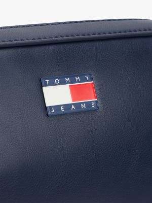 blau essential crossbody-kameratasche für damen - tommy jeans