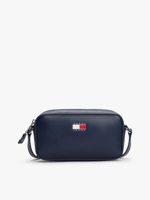 blue essential crossbody-kameratasche für damen - tommy jeans