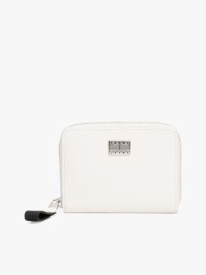 cartera con cremallera e insignia white de mujeres tommy jeans