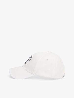 white crest logo baseball cap for women tommy jeans