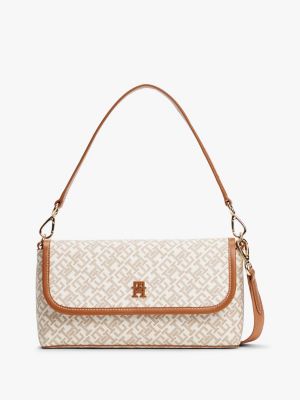 multi th monoplay crossbodytas met flap voor dames - tommy hilfiger