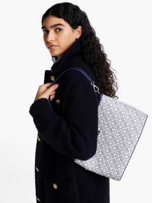 sac porté épaule th monoplay lisse plusieurs couleurs pour femmes tommy hilfiger