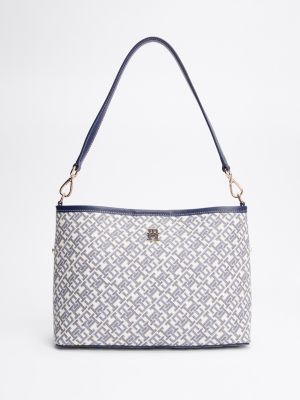 bolso de hombro th monoplay con acabado liso multi de mujeres tommy hilfiger