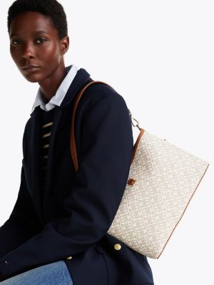 sac porté épaule th monoplay lisse plusieurs couleurs pour femmes tommy hilfiger