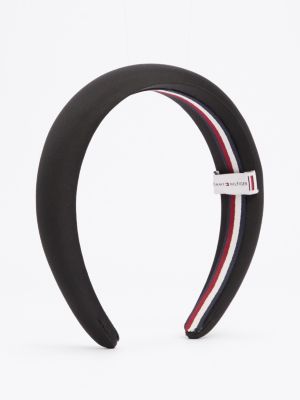 black chic th monogram headband for women tommy hilfiger