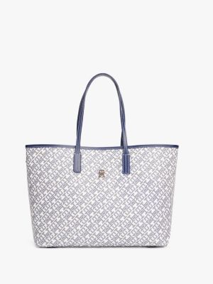 borsa tote th monoplay con scomparti e tasca multi da donne tommy hilfiger