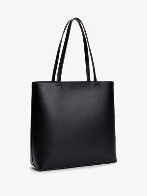 black essential logo tote bag for women tommy jeans