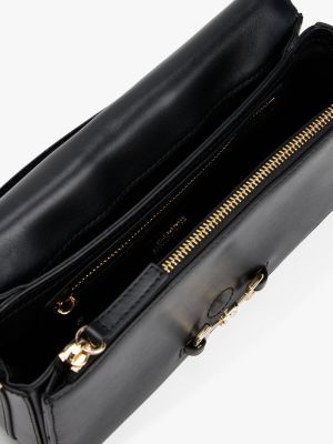 bolso bandolera heritage de piel negro de mujeres tommy hilfiger