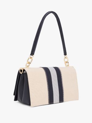 multi heritage canvas crossbody bag for women tommy hilfiger