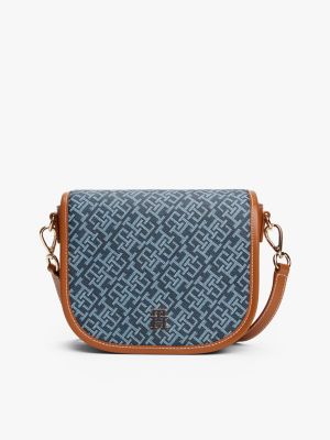 multi th monoplay crossbody-satteltasche für damen - tommy hilfiger