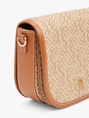 multi th monoplay crossbody-satteltasche für damen - tommy hilfiger