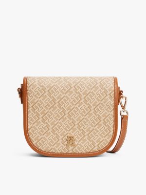 multi th monoplay crossbody-satteltasche für damen - tommy hilfiger