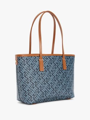 multi th monoplay tote bag for women tommy hilfiger