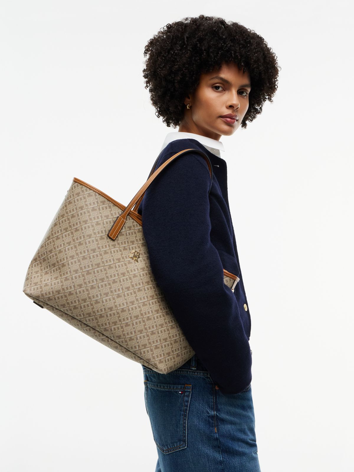 TH Monoplay Tote Bag — Khaki