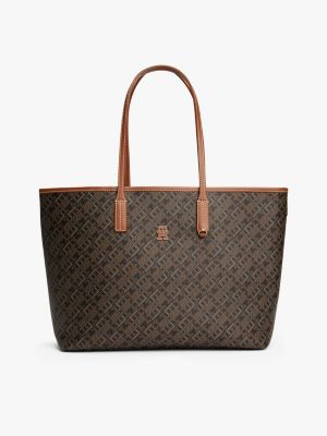 multi th monoplay shopper voor dames - tommy hilfiger