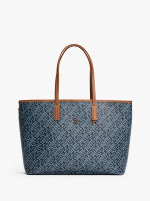 multi th monoplay tote bag for women tommy hilfiger