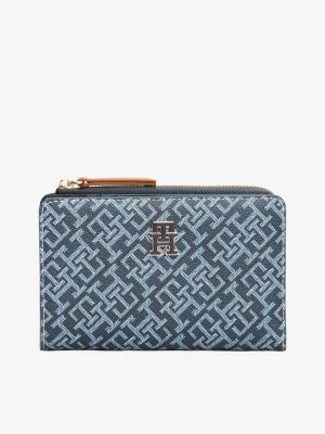 multi th monoplay bifold portemonnee voor dames - tommy hilfiger