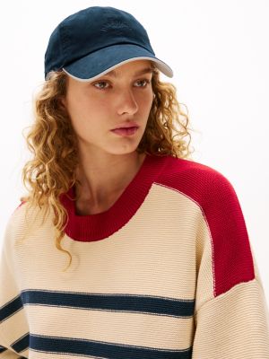 cappello the sofia capsule con logo blu da donne tommy hilfiger