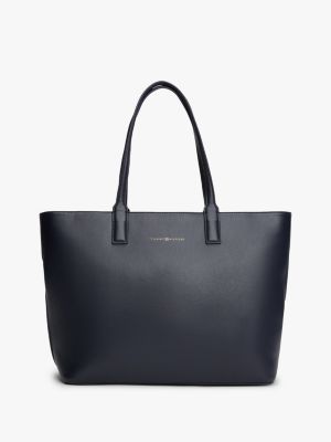 beige logo tote bag for women tommy hilfiger