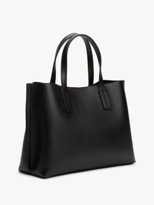 cabas à plaque monogramme th beige pour femmes tommy hilfiger