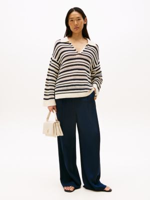 sac bandoulière modern à fermoir tournant beige pour femmes tommy hilfiger