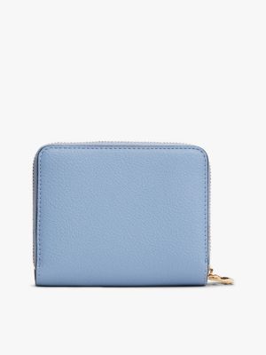 portefeuille à plaque monogramme th beige pour femmes tommy hilfiger