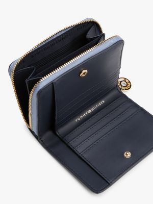portefeuille à plaque monogramme th beige pour femmes tommy hilfiger