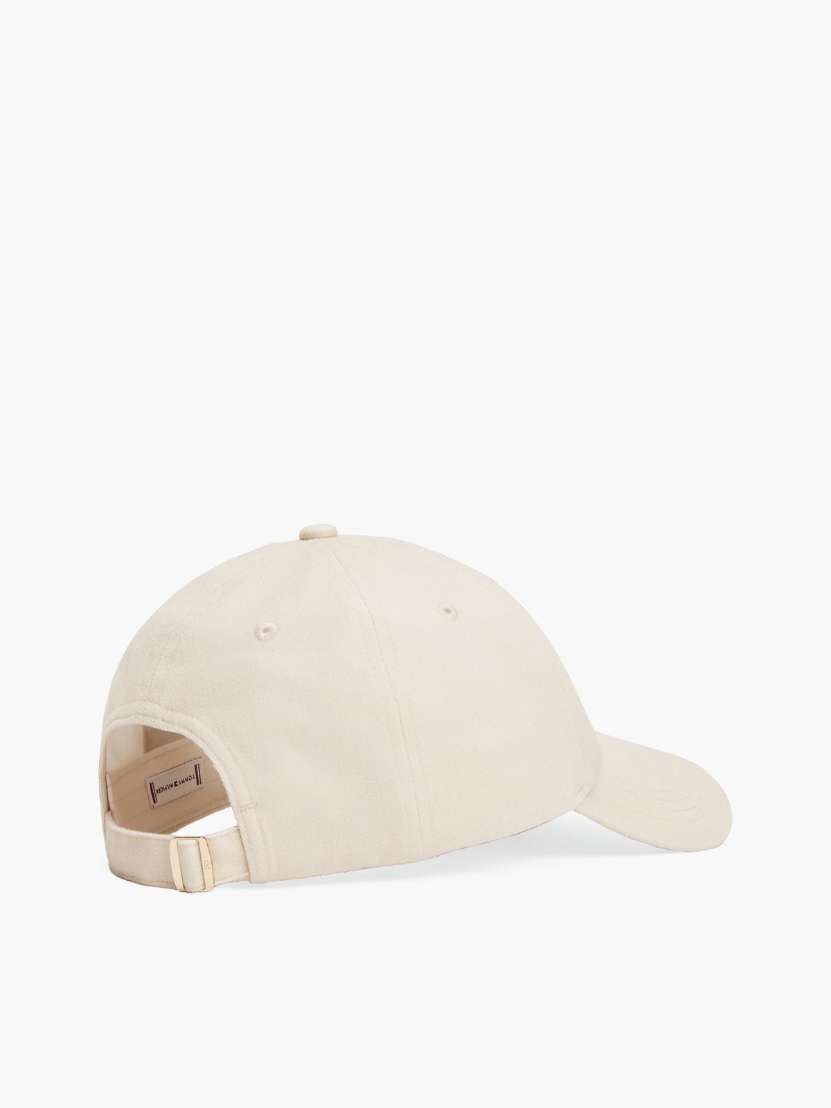 Chic TH Monogram Plaque Baseball Cap — Beige